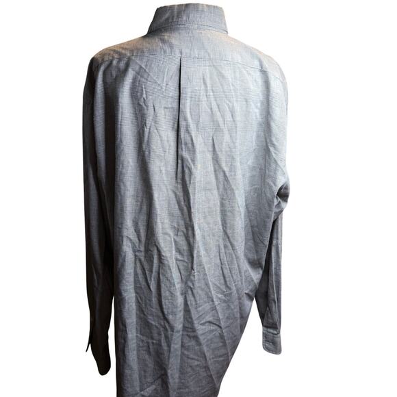 Ralph Lauren Blake Men's Button Down Shirt, Gray Glen Plaid, 100% Cotton, XL - Picture 4 of 6